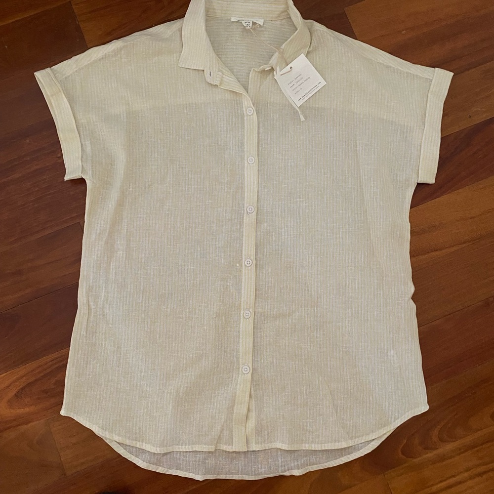 Beach Lunch Lounge Button Up